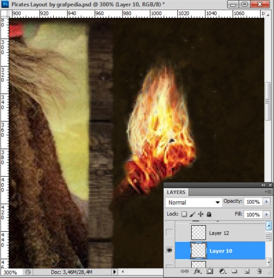 Design the Pirates Layout using Photoshop