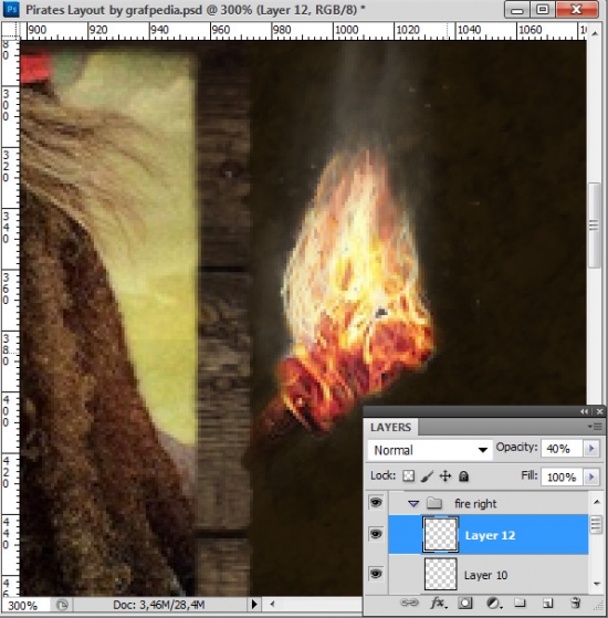 Design the Pirates Layout using Photoshop
