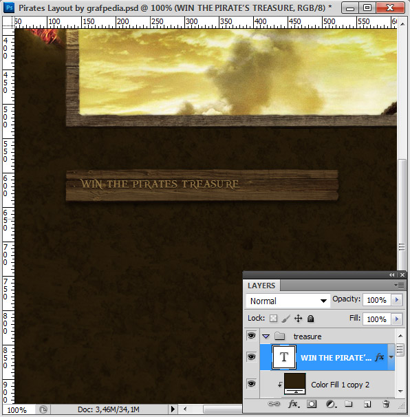 Design the Pirates Layout using Photoshop