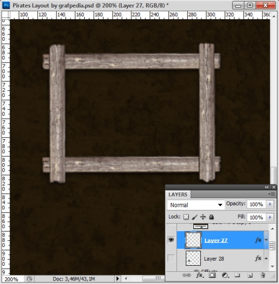 Design the Pirates Layout using Photoshop