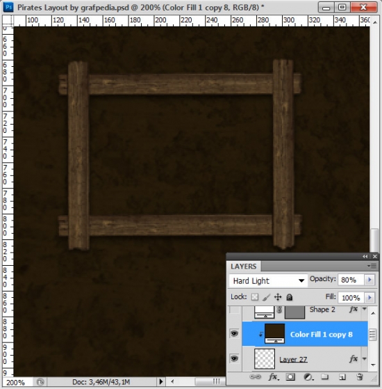 Design the Pirates Layout using Photoshop