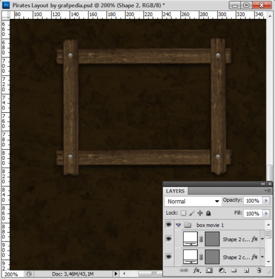 Design the Pirates Layout using Photoshop