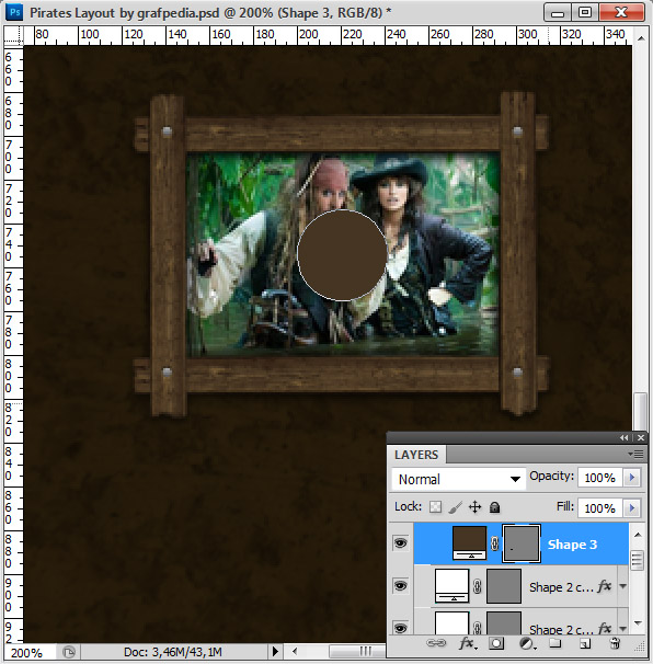 Design the Pirates Layout using Photoshop