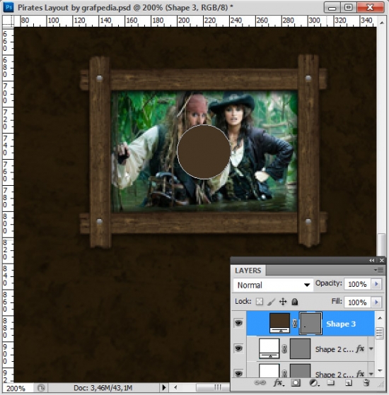 Design the Pirates Layout using Photoshop