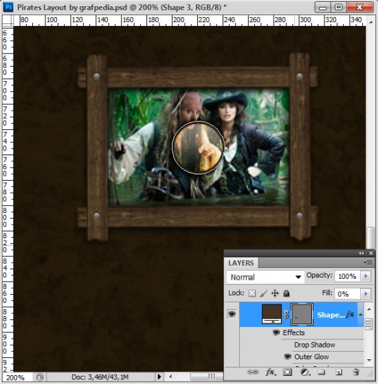 Design the Pirates Layout using Photoshop