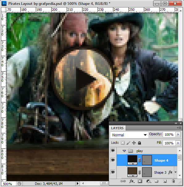 Design the Pirates Layout using Photoshop