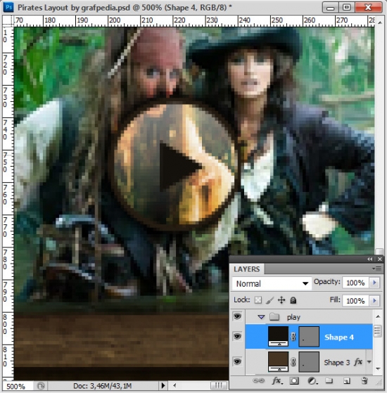 Design the Pirates Layout using Photoshop