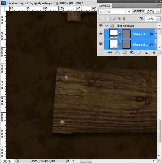 Design the Pirates Layout using Photoshop