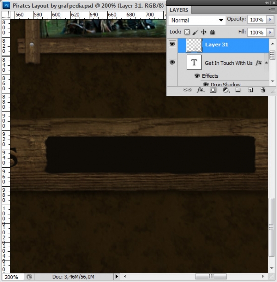 Design the Pirates Layout using Photoshop