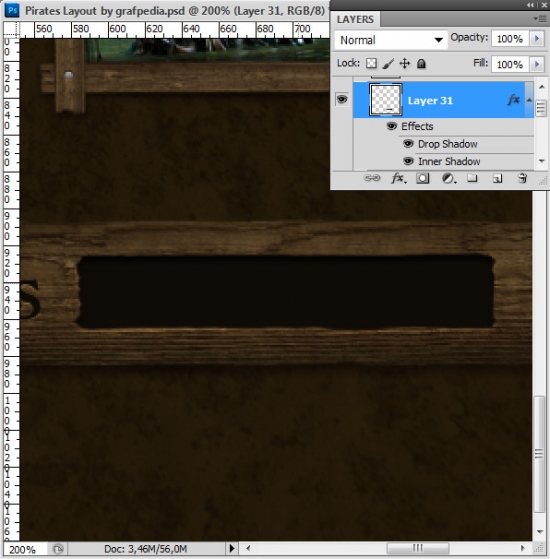 Design the Pirates Layout using Photoshop