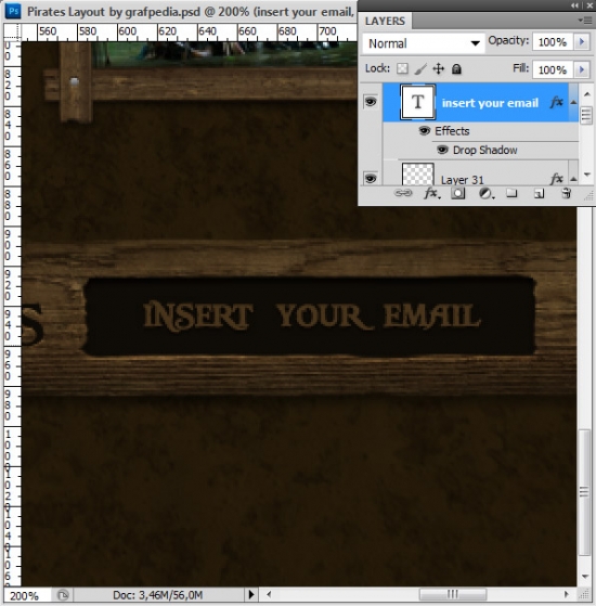 Design the Pirates Layout using Photoshop