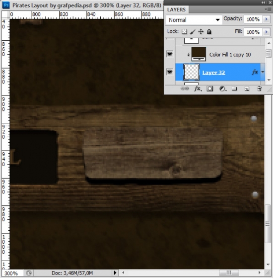 Design the Pirates Layout using Photoshop
