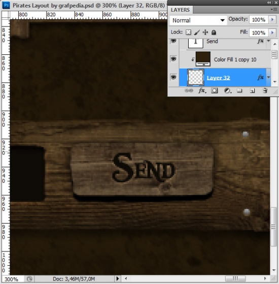 Design the Pirates Layout using Photoshop