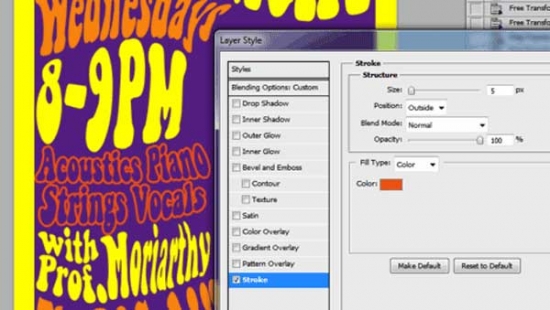 60s Retro Poster Design Tutorial