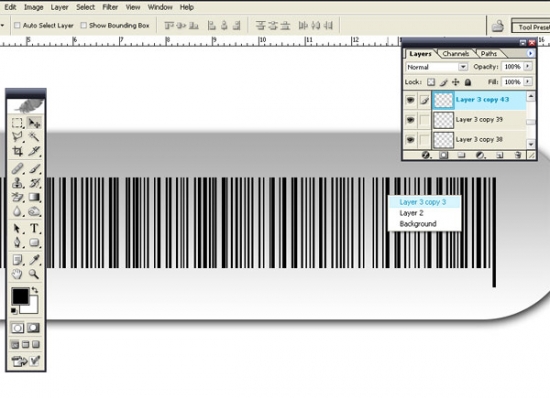 Illustration Barcode F Make Illustration Bar Code Vector in Photoshop