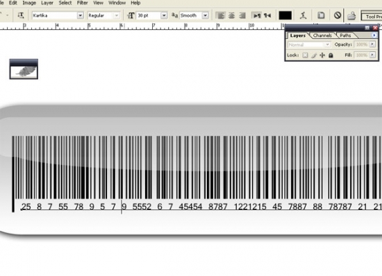 Illustration Barcode G Make Illustration Bar Code Vector in Photoshop
