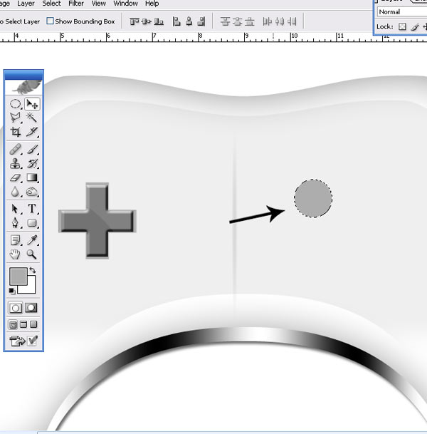 Learn How to Make Game Pad Icon in Photoshop 9
