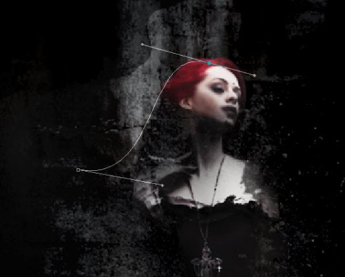 4 draw 500x402 Create Abstract Dark Photo Manipulation with Splatter Brushes in Photoshop