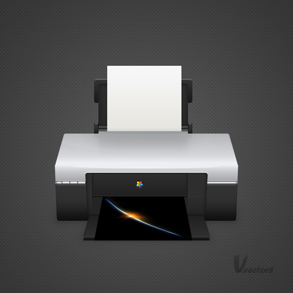 Draw a Detailed Printer Illustration From Scratch in Photoshop 1