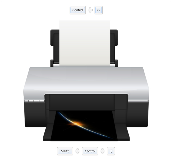 Draw a Detailed Printer Illustration From Scratch in Photoshop 73