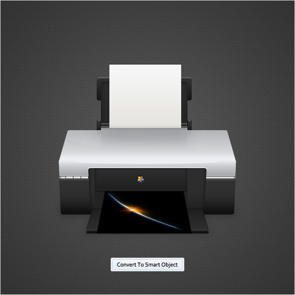 Draw a Detailed Printer Illustration From Scratch in Photoshop 87