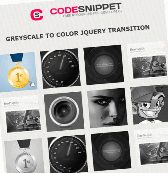 Greyscale To Color Transition