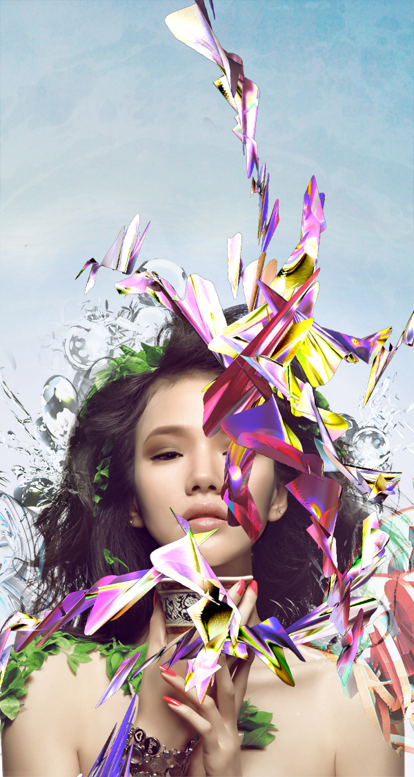 Learn How to Photo Manipulate the Colorful Portrait - Transcendental 42
