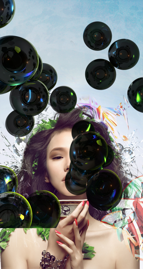 Learn How to Photo Manipulate the Colorful Portrait - Transcendental 50