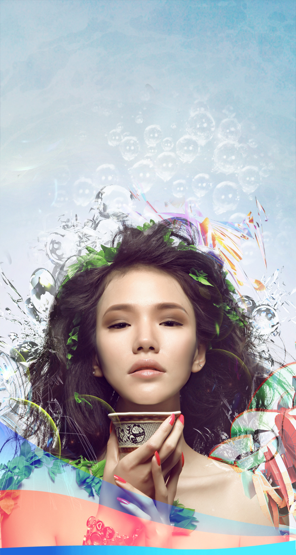Learn How to Photo Manipulate the Colorful Portrait - Transcendental 67