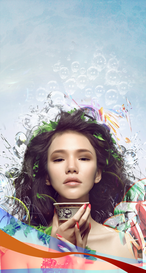 Learn How to Photo Manipulate the Colorful Portrait - Transcendental 70
