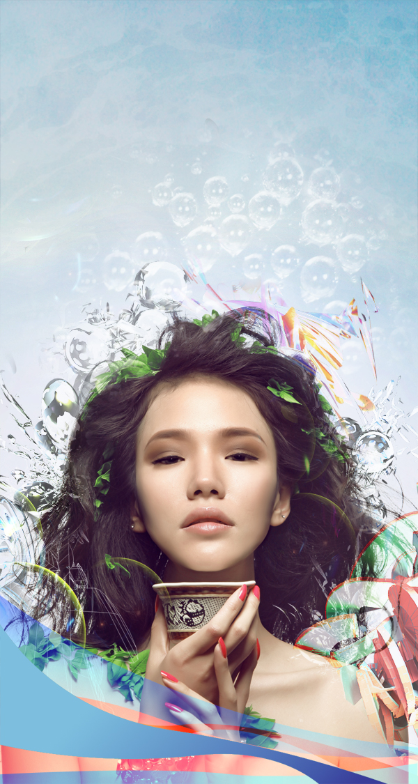 Learn How to Photo Manipulate the Colorful Portrait - Transcendental 72