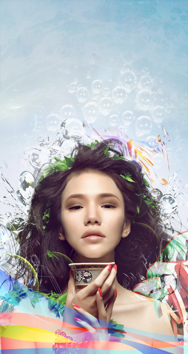 Learn How to Photo Manipulate the Colorful Portrait - Transcendental 75