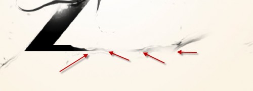 3 erase 3 500x181 Create a Grungy Style Pull Apart Text Effect in Photoshop