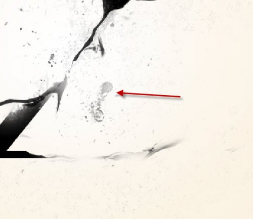 5 paint 2 500x433 Create a Grungy Style Pull Apart Text Effect in Photoshop
