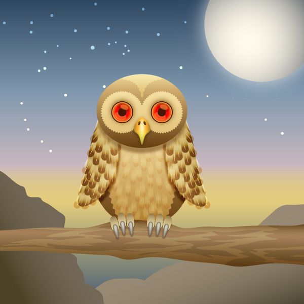 40+ Creative Owl Logo, Icon and Illustration Designs 35