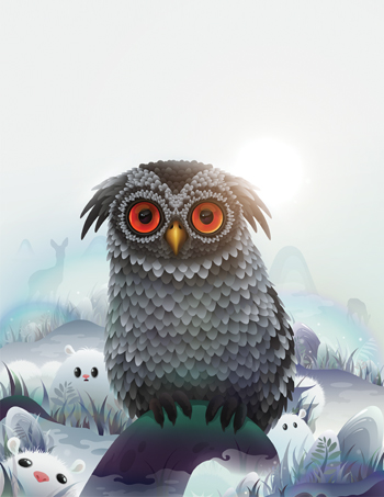 40+ Creative Owl Logo, Icon and Illustration Designs 41