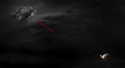 3 rock 500x274 Create a Surreal Magical Power Unleashed Scene in Photoshop