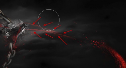 4 liquify 500x271 Create a Surreal Magical Power Unleashed Scene in Photoshop