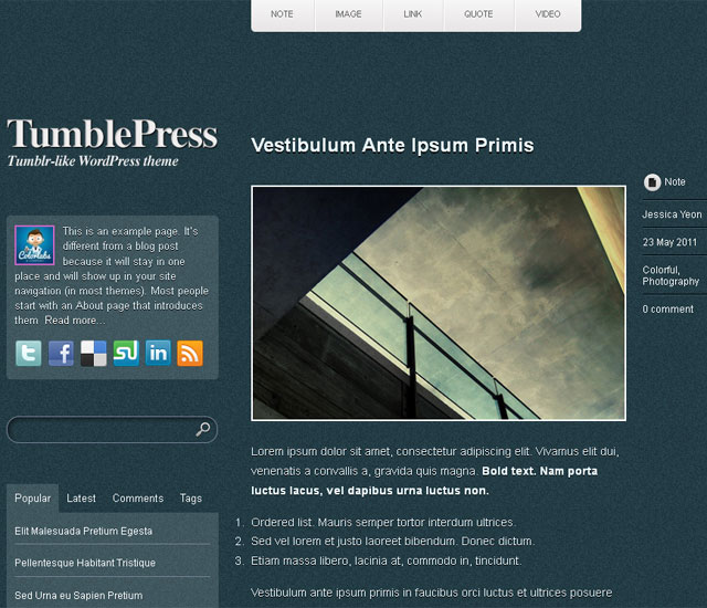 15 Free Responsive WordPress Themes You can't Afford to Miss 8