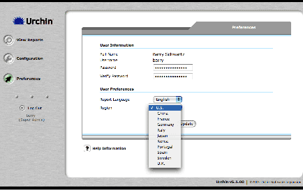 Preferences Screen Shot [Click Image For Full Size]