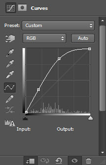 1 curves1 Design a Dark Magical Scene with Nebula Effect in Photoshop