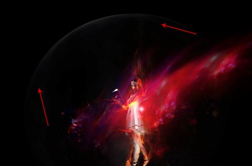 5 erase 500x330 Design a Dark Magical Scene with Nebula Effect in Photoshop