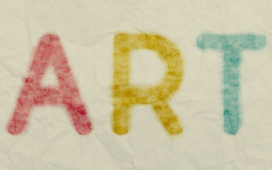 Smudged Watercolor Text Effect 1