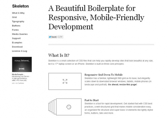 Responsive framework