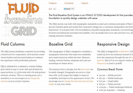 Responsive framework