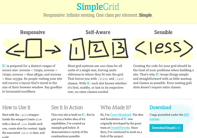 Responsive framework