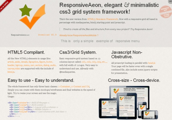 Responsive framework