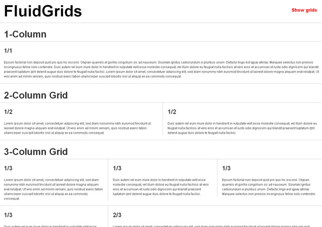 Responsive framework