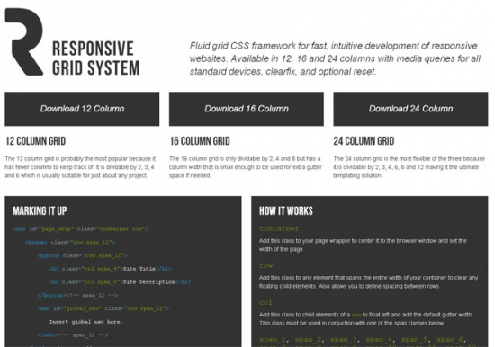 Responsive framework