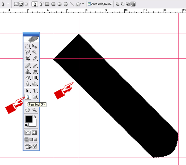 Learn How to make Pencil Icon in Photoshop 3